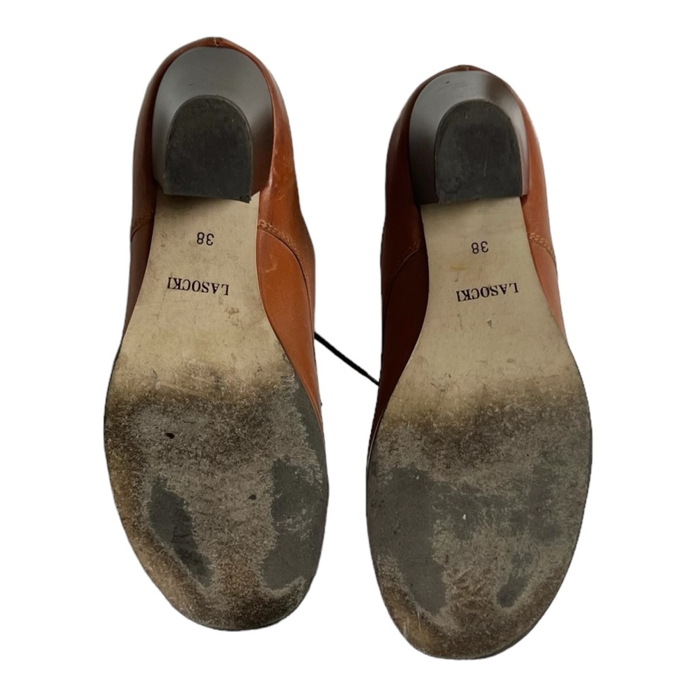 Brown Leather Ankle Boots - Picture 11 of 12